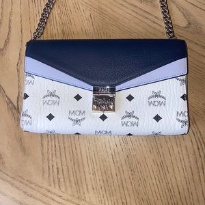 ❤️ Authentic MCM Calskin Monogram Crossbody
